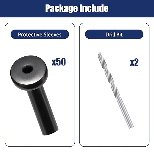 RiaYer 20 Pack 30 Degree Angle Protective Sleeves, T316 Marine Grade Cable - Image 4