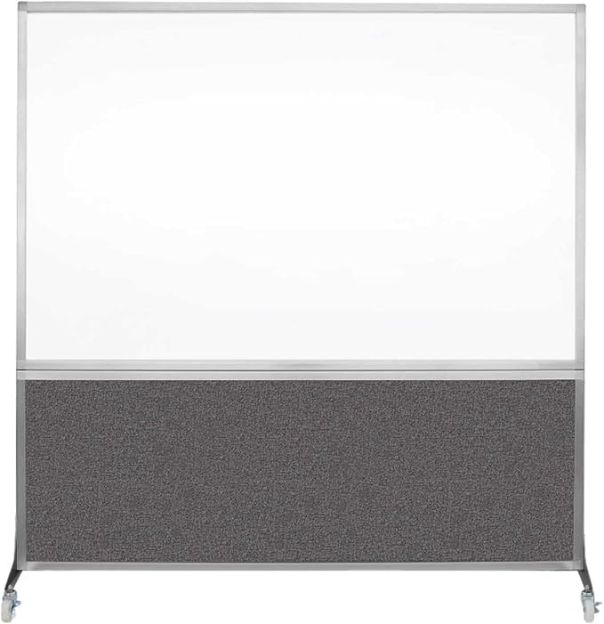 DivideWrite Mobile Whiteboard | Double Sided Dry Erase Board | Portable Office by VERSARE