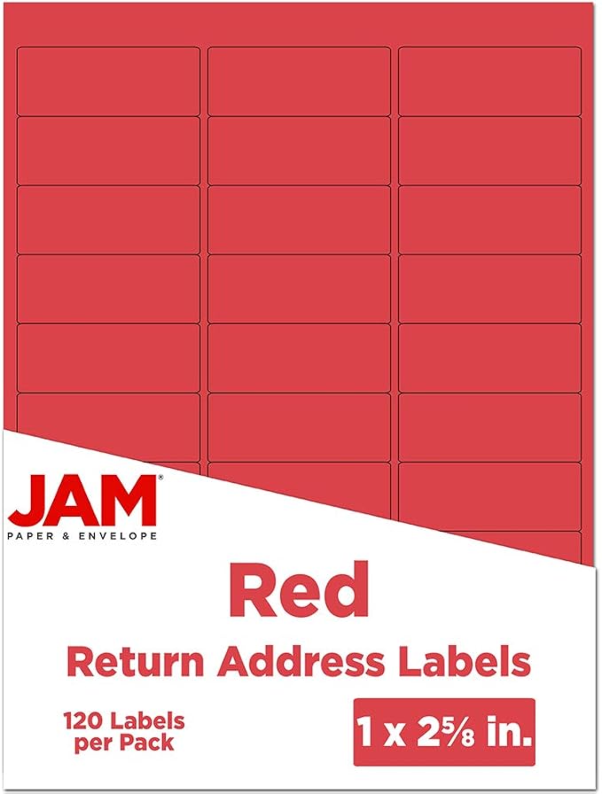 JAM PAPER Return Address Labels by JAMPaper