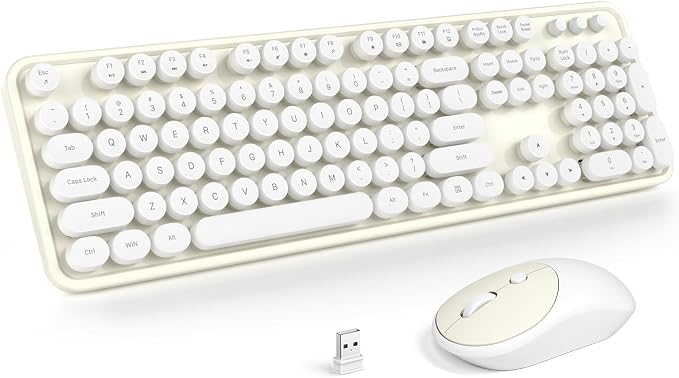 MOFII Wireless Keyboard and Mouse Combo, Computer Full Size 2.4G Plug and Play by MOFII