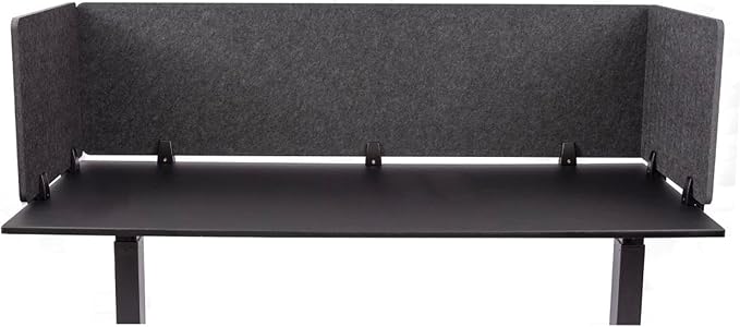 ReFocus™ Raw Clamp-On Acoustic Desk Divider – Reduce Noise and Visual by SStandUpDeskStore