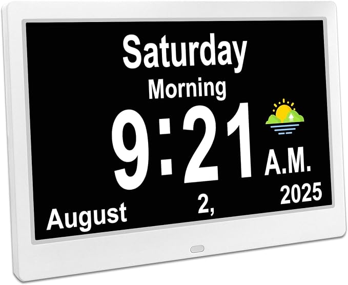 SSYA Dementia Clocks with Day and Date by SSYA
