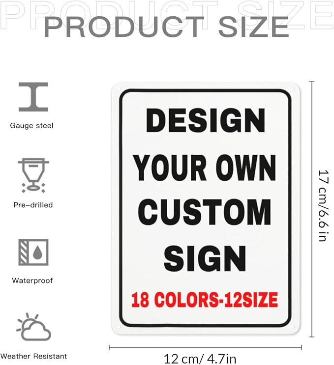 Custom Signs Outdoor Metal Personalized Signs - Image 5