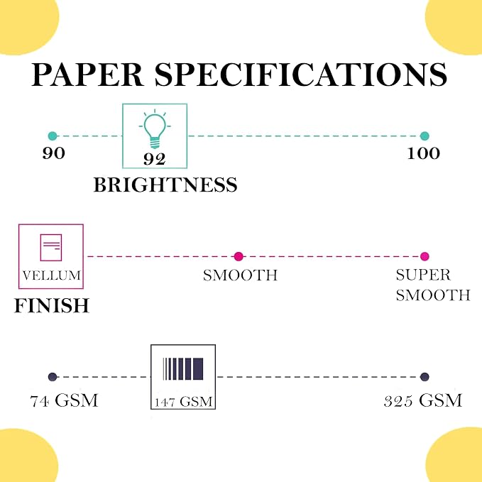 Print It - Vellum Bristol Colored Cardstock Cover Paper, 67 Lb, 8.5" X 11” - Image 3