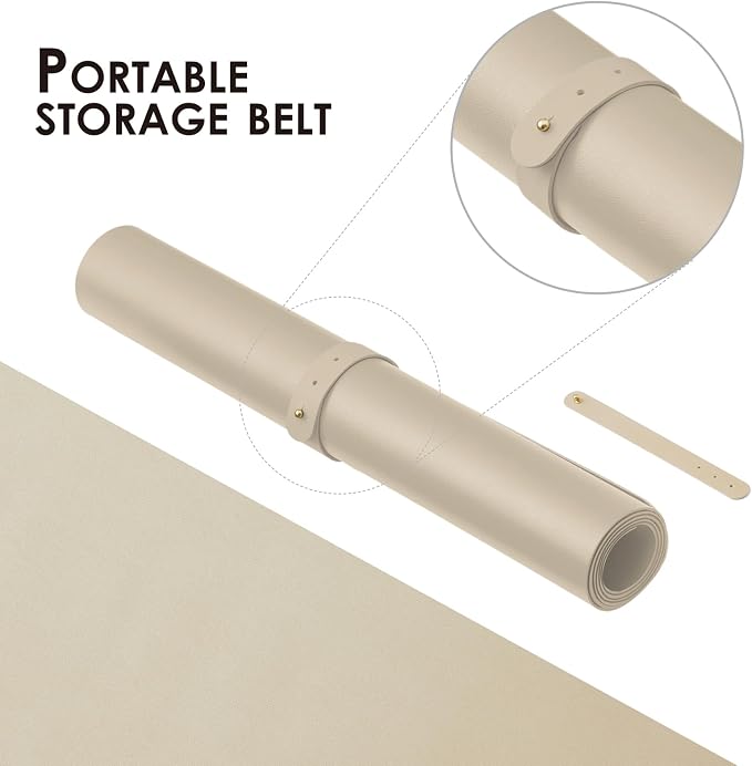 Large Desk Mat - 47.2"x 17" Non-Slip PU Desk Pad - Image 3