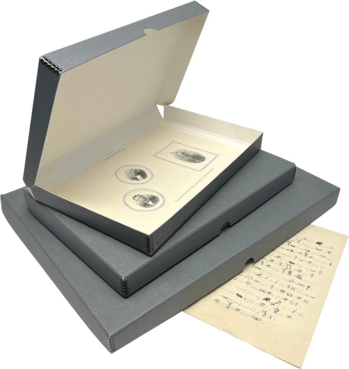 Lineco Folio Storage Box, Clamshell Design - Image 7