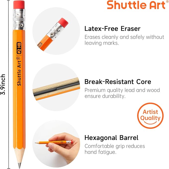 Shuttle Art 108 Pack Golf Pencils - Image 3