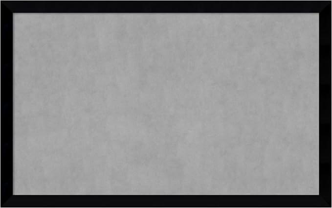 Amanti Art Black Framed Magnetic Board 27x43 Large Vision Board by AmantiArt
