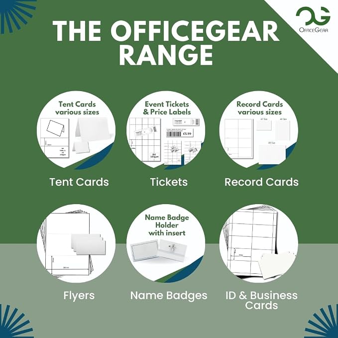 OfficeGear Shelf Edge Barcode Price Ticket Labels 21-up 38x70mm Custom - Image 8