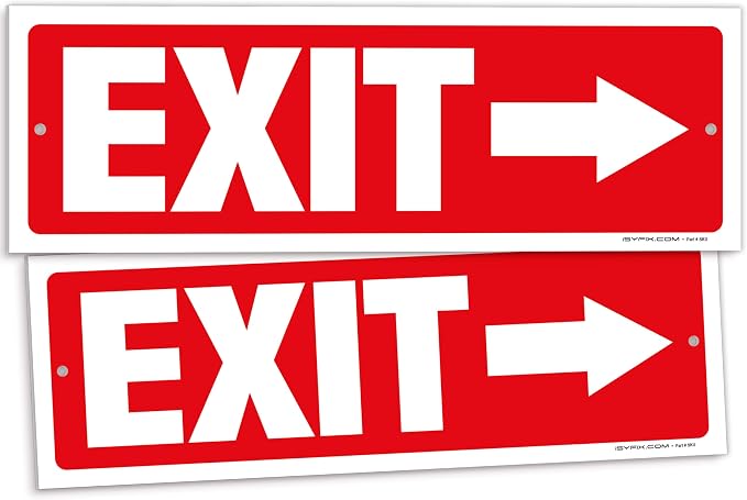 iSYFIX Exit Signs by iSYFIXPREMIUMSIGNS