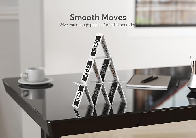Claiks Glass Standing Desk - Image 8