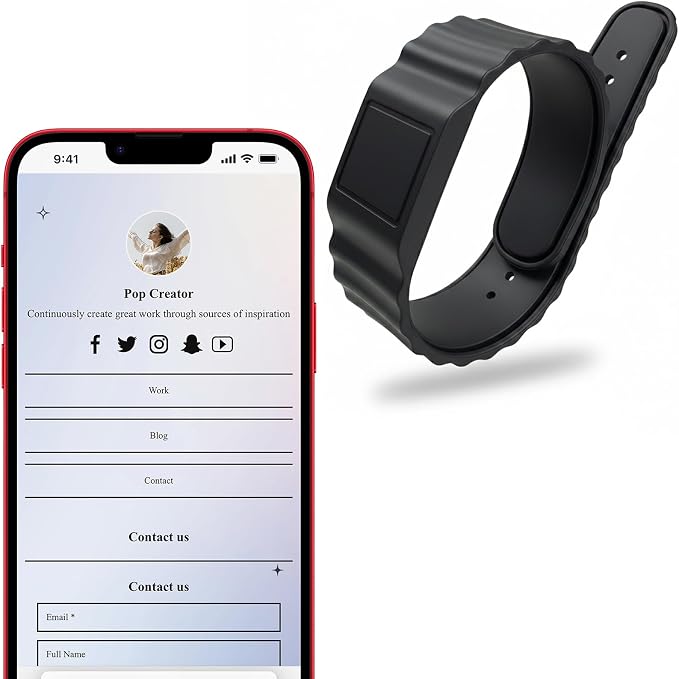 Digital Business Card Wristband by itapring