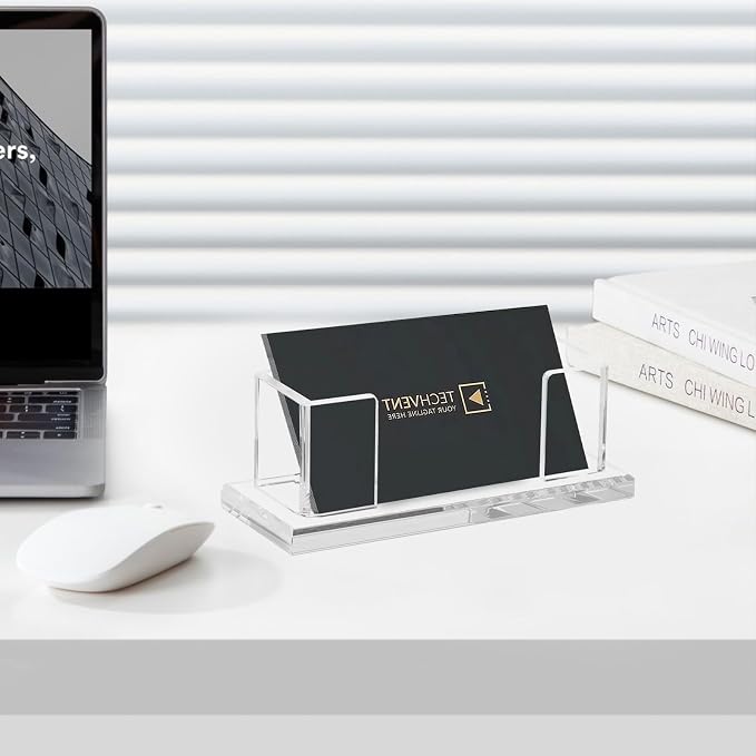 Weiai Acrylic Business Card Holder Stand - Image 6