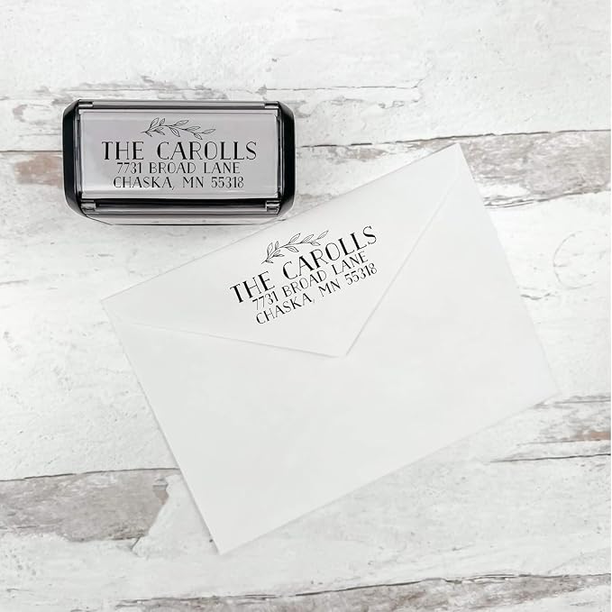 Self Inking Modern Address Stamps | Custom Return Address Stamper - Image 7