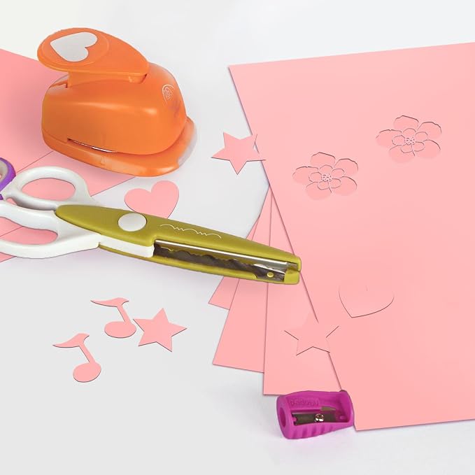 100 Sheets Pink Cardstock 8.5 x 11 65lb Paper, Goefun Pink Card Stock Printer - Image 6