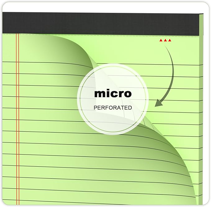 AILZFEI 12pcs Small Legal Pads 5x8 Colored Note Pads Paper College Ruled - Image 5
