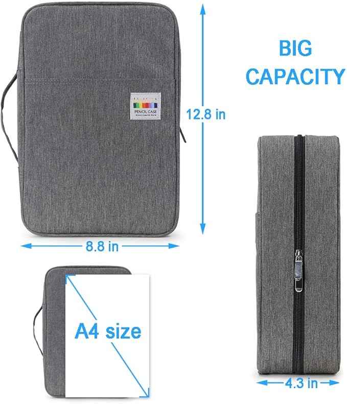 YOUSHARES Big Capacity Colored Pencil Case