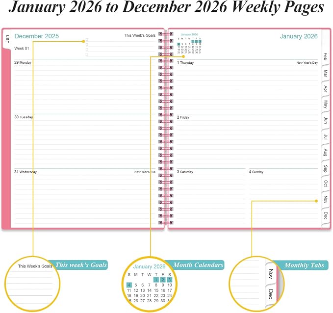 2026 Planner - Planner 2026 from January 2026 to December 2026 - Image 3