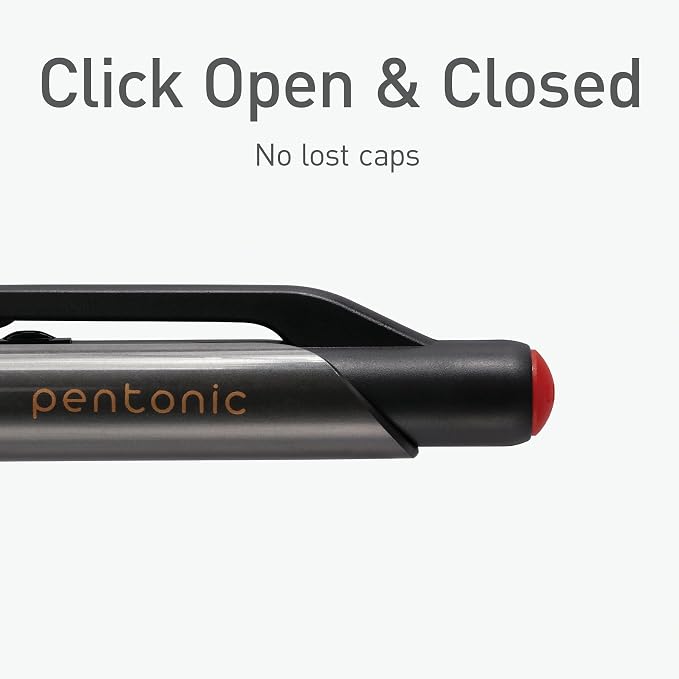 Pentonic GR-T Retractable Gel Pens, 0.7 mm Fine Point, Smooth Writing - Image 5