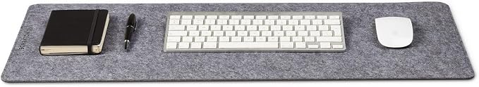 Wolvende Premium Felt Desk Mat | Small 12" x 27.5" | Multifunctional Desk Pad - Image 3