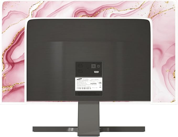 Baocicco Gold Pink Marble Waterproof TV Display Screen Cover 75 Inch TV - Image 5