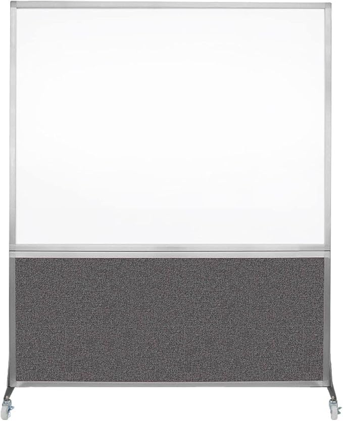 DivideWrite Mobile Whiteboard | Double Sided Dry Erase Board | Portable Office by VERSARE