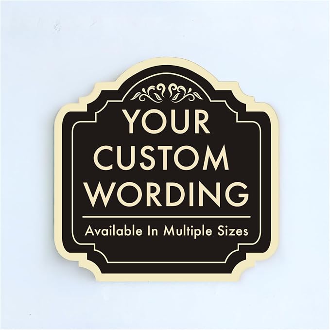 Custom Outdoor Decorative Signs, Personalized Aluminum, Waterproof USA Signs by SpeedyOrders