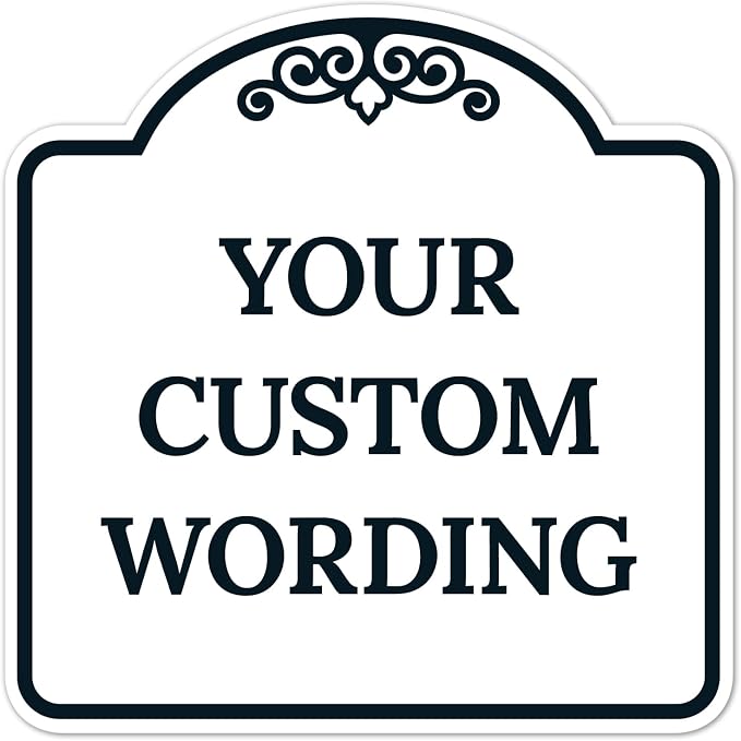Custom Decorative Sign, Personalized Metal Sign by SigoSigns