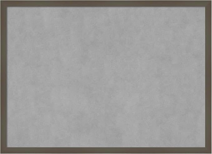 Amanti Art Grey Framed Magnetic Board 21x29 Medium Vision Board by AmantiArt