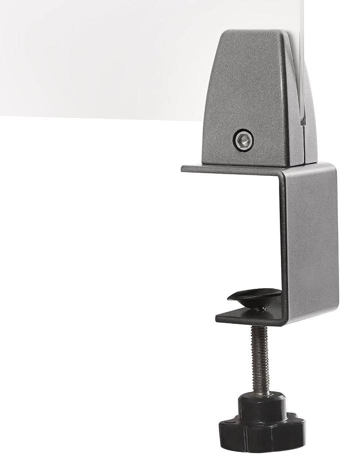 2 Pack Clamp-on Desk Privacy Panels, Frosted Acrylic Desk Dividers - Image 4