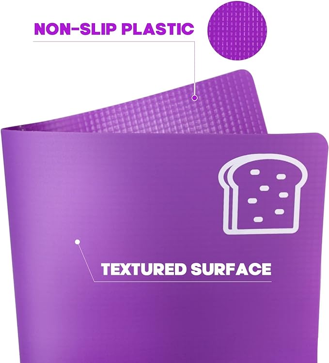 5 Pieces Flexible Cutting Boards, BPA Free Plastic Cutting Boards - Image 4