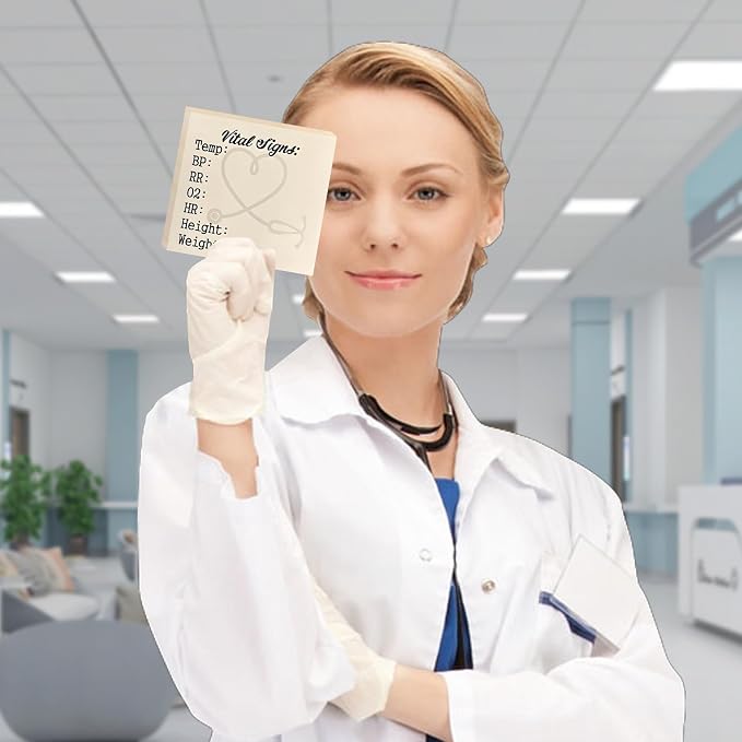 4 Pack Nurse Sticky Notes for Vital Signs – Daily Monitoring Notepad, Patient - Image 5