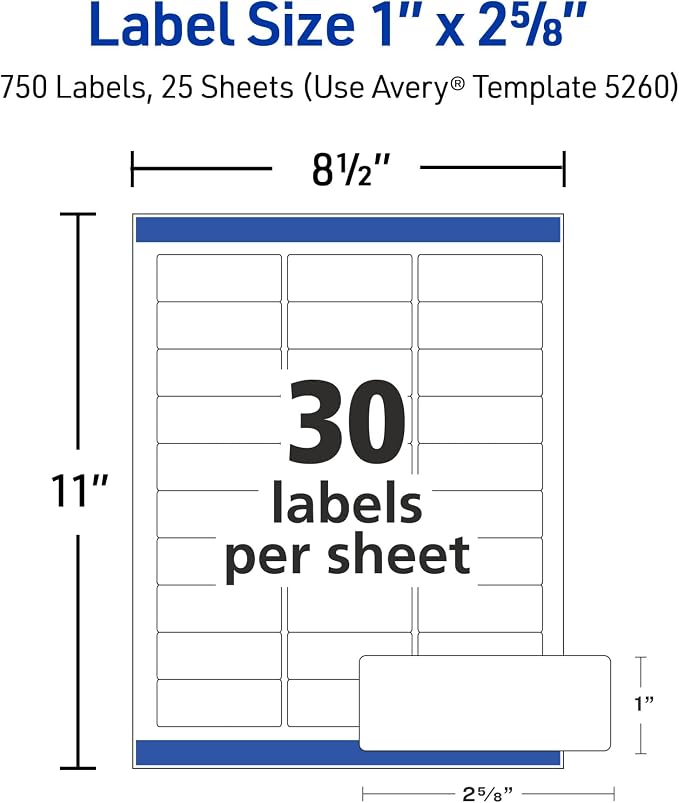 Avery Easy Peel Printable Address Labels - Image 5
