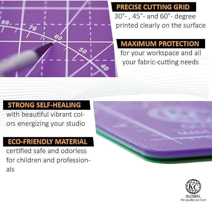 KC GLOBAL A1 Professional Grade Self-Healing Cutting Mat - Image 2