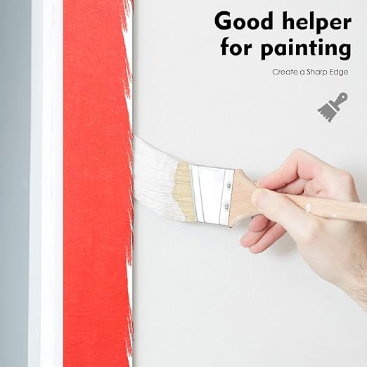 KIWIHUB Red Painters Tape, 1” x 60 Yds x 5 Rolls - Image 5