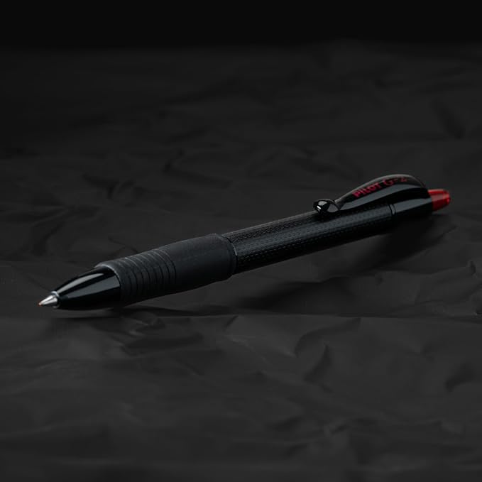 PILOT G2 Edge Red Premium Gel Roller Pens, 0.7 mm Fine Point Pens, Sensory - Image 4