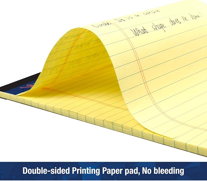 Woodlake Legal Pads 8.5 "x 14" – 6‑Pack, Wide Ruled, Premium Yellow Paper Pad - Image 5