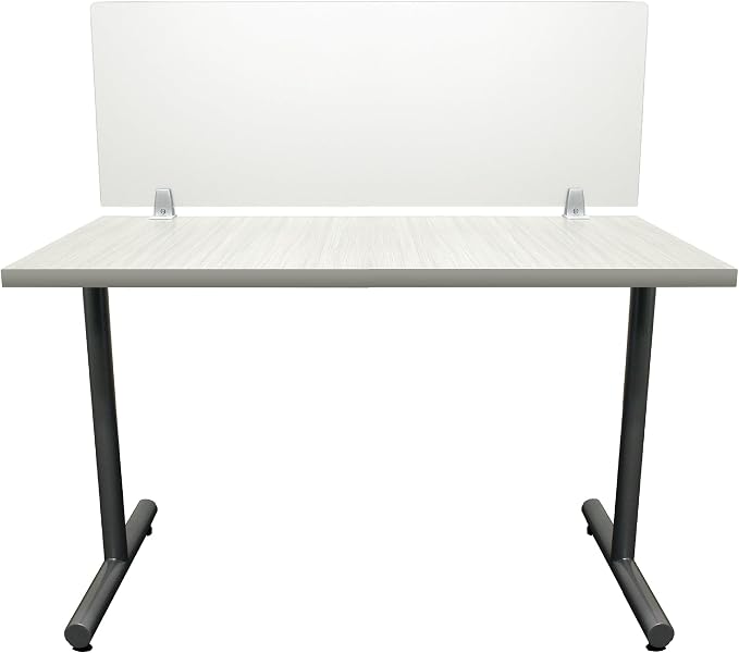OBEX Clear Acrylic Desk Mounted Privacy Panel by OBEX