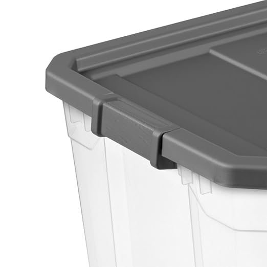 Sterilite 16-Pack Modular Stacker Box, Durable Clear Plastic Storage Bins - Image 9