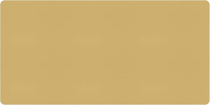 Bloss Light Yellow Desk Mat 31.5"x15.7", Desk Matt by Bloss