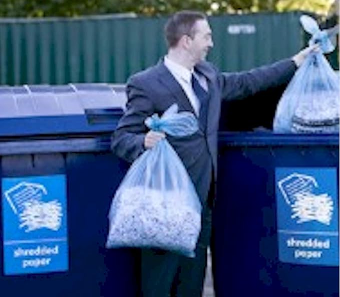 125 SHREDDER BAGS, for SMALL SHREDDERS, Quality 9.5 Gallon Size, Fits Most 6 & - Image 4