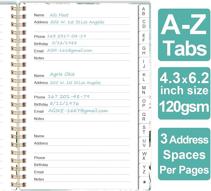 Address Book with Alphabetical Tabs - Image 3