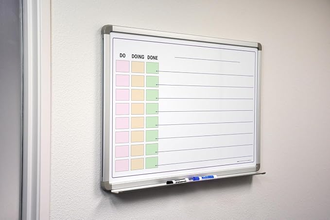 Do - Doing - Done List Whiteboard 36" x 24" - Image 2