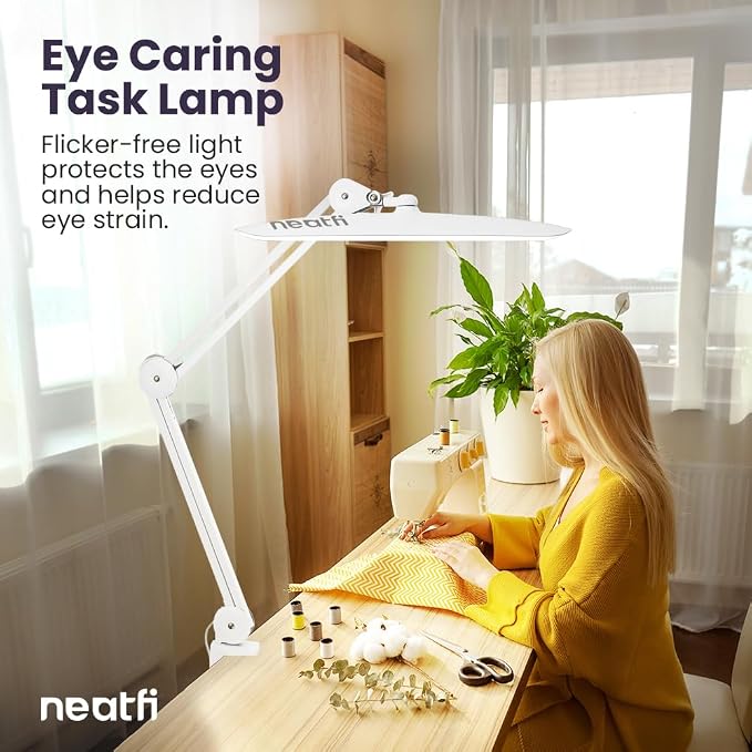 Neatfi XL 2, 200 Lumens LED Task Lamp, 4 Level Brightness, 3 Light Modes - Image 3