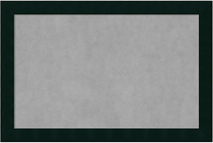 Amanti Art Black Framed Magnetic Board 24x36 Large Vision Board by AmantiArt