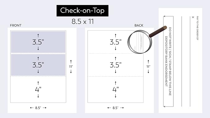 Compuchecks Top Blank Check Paper - Image 3