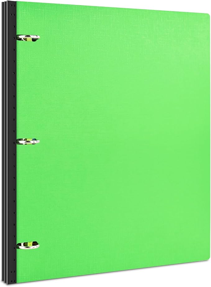 INFUN Telescoping 3 Ring Binder, Portable Plastic 0.75 inch 3 Ring Binder by INFUN