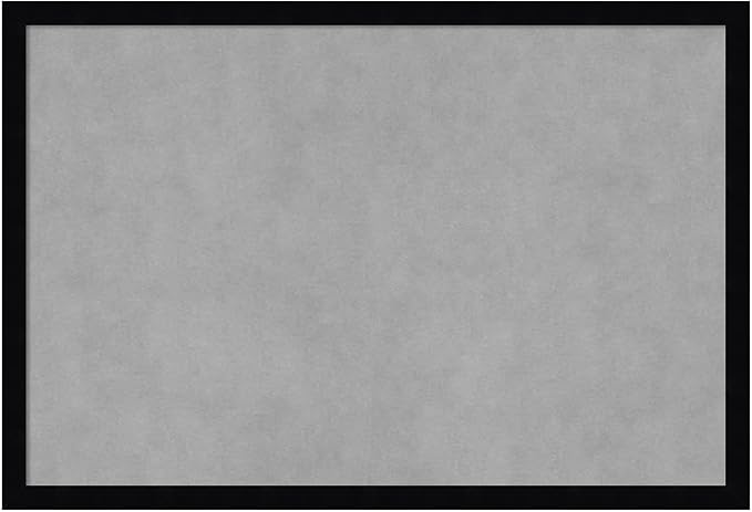 Amanti Art Black Framed Magnetic Board 17x25 Medium Vision Board by AmantiArt