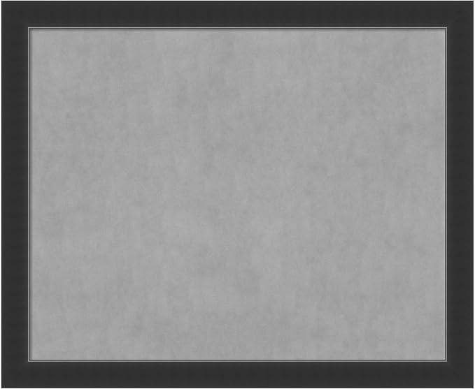 Amanti Art Black Framed Magnetic Board 37x45 X-Large Vision Board by AmantiArt