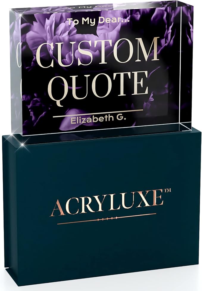 Custom Acrylic Sign Personalized, Custom Desk Name Plate, 18 Styles, by MySignCenter